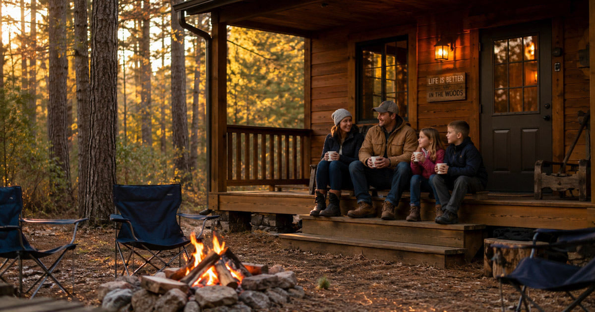 Family cabin camping checklist - what to pack for a cabin trip