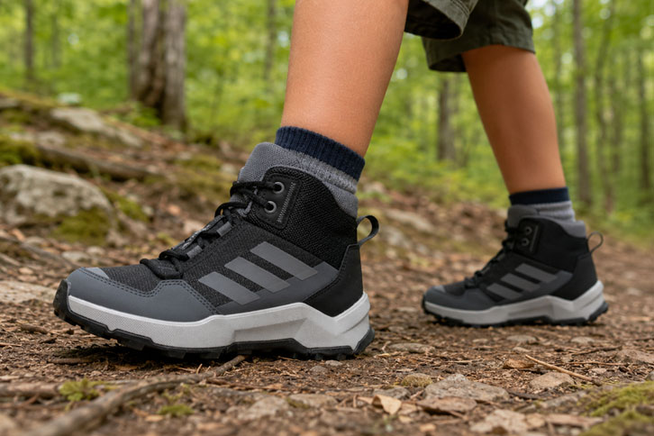 Adidas Terrex AX4R Mid - Best Overall - best kids hiking boots