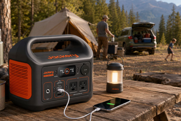 Jackery Explorer 300 Plus - Best Overall - best camping gadgets