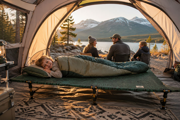 heavy duty camping cot