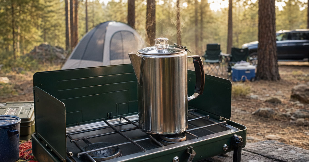 how to use a camp percolator