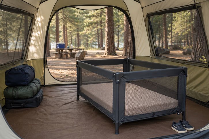toddler travel bed set up for camping - Camping with Toddlers: A Survival Guide for Parents