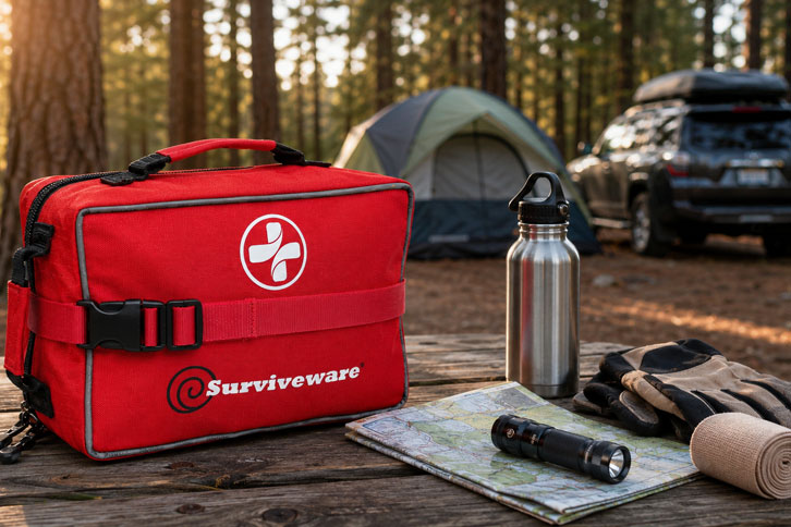 Surviveware Large First Aid Kit - Best Premium / Base Camp