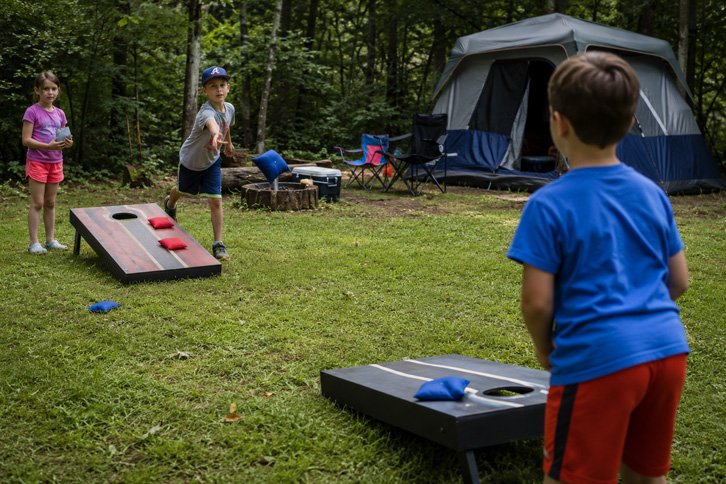 Himal Portable Cornhole Set - Best Budget - best camping games