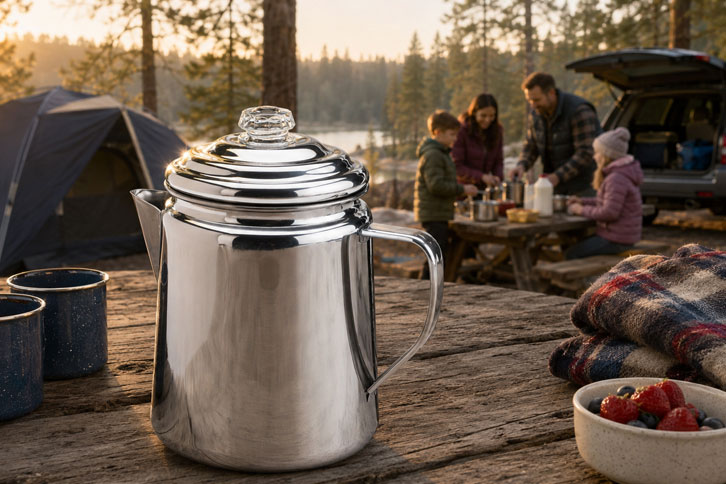 Coleman 12-Cup Stainless Steel Percolator - Best Budget