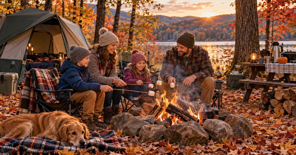 Fall Camping with Kids: Tips for Cozy Autumn Adventures day4camp