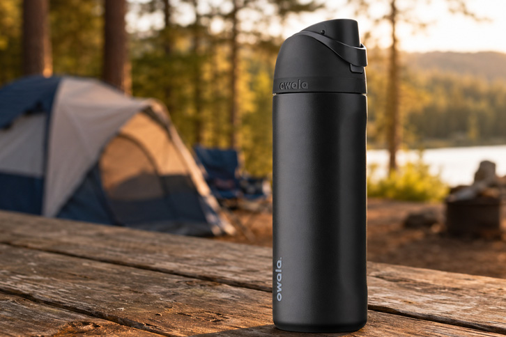 Owala FreeSip 24oz - Best Overall for Families - best water bottle camping