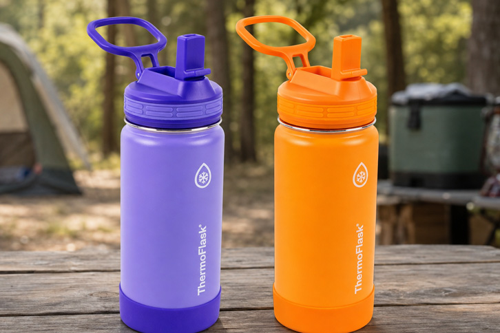 ThermoFlask Kids Straw 12oz - Best Value Insulated Kids Bottle