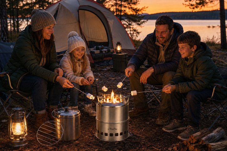 Ohuhu Foldable Fire Pit - Best Budget